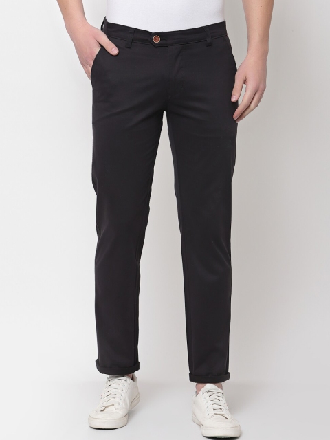 

TNG Men Navy Blue Chinos Trousers