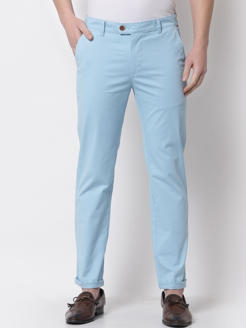 

TNG Men Burgundy Chinos Trousers