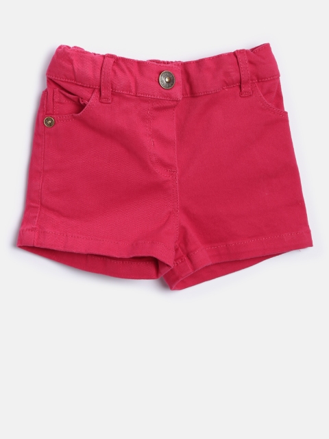 

Nauti Nati Girls Pink Solid Shorts