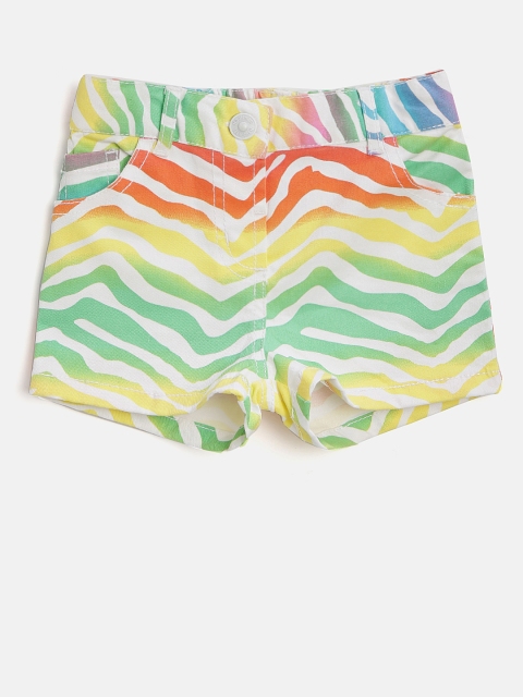 

Nauti Nati Girls Multicoloured Printed Shorts, Multi