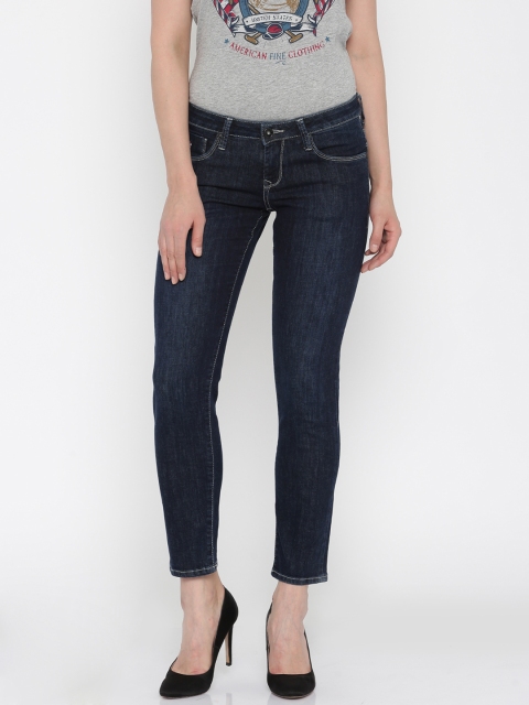 

U.S. Polo Assn. Women Blue Skinny Fit Stretchable Jeans