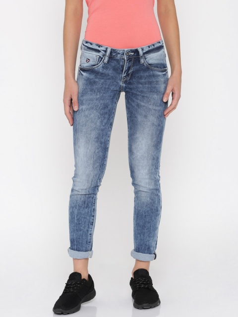

U.S. Polo Assn. Women Blue Skinny Fit Stretchable Jeans