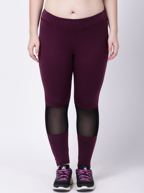 

STUDIOACTIV Women Burgundy Solid Tights