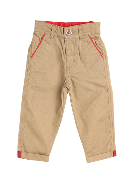 

612 league Boys Khaki Cotton Chinos Trousers