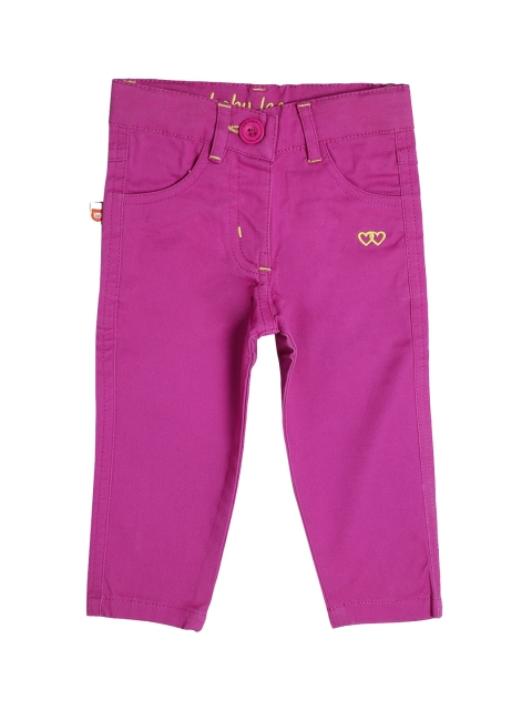 

612 league Infant Girls Fuchsia Cotton Trousers