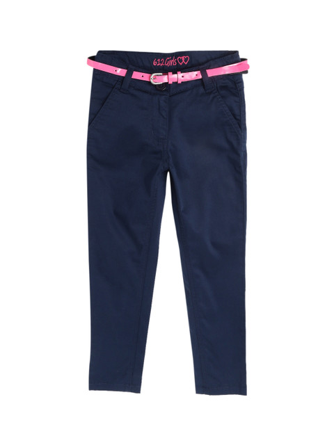 

612 league Girls Navy Blue Trousers