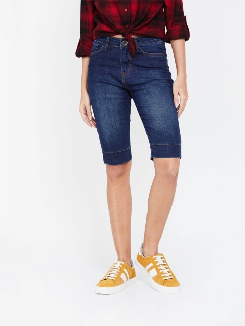 

Xpose Women Blue Denim Capris