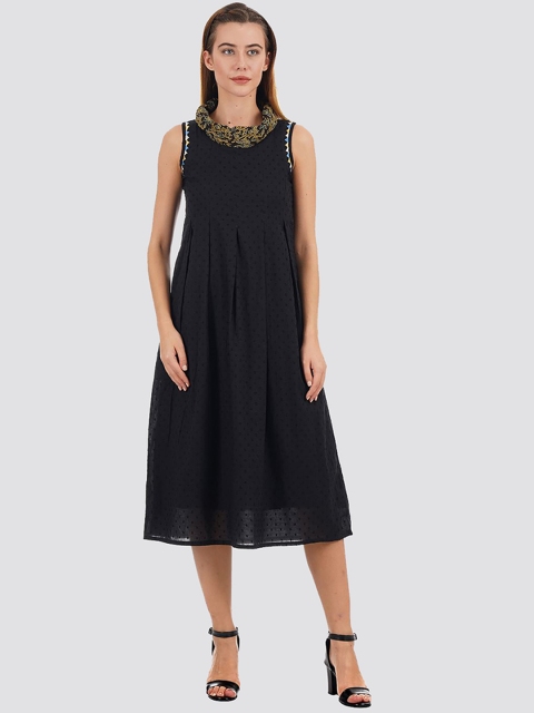 

Ethnicity Black A-Line Midi Dress