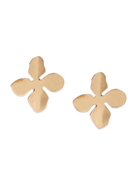 

20Dresses Gold-Toned Contemporary Studs Earrings