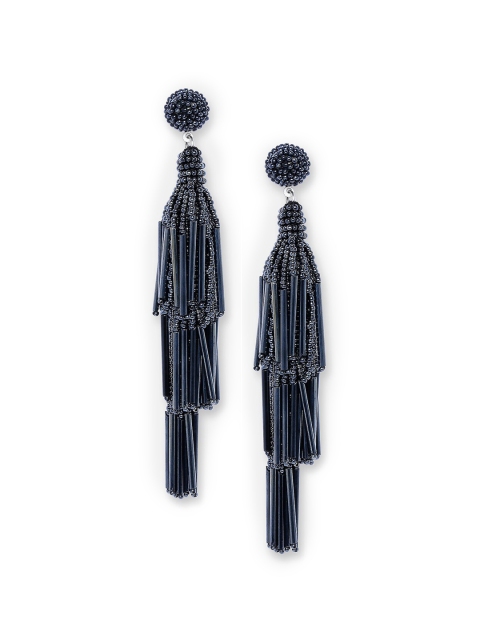 

20Dresses Black Contemporary Drop Earrings