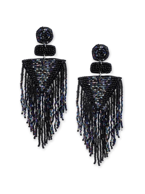 

20Dresses Black Contemporary Drop Earrings