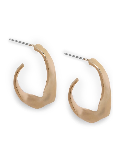 

20Dresses Gold-Toned Contemporary Hoop Earrings