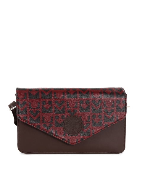 

Kook N Keech Disney Brown & Maroon Printed Sling Bag