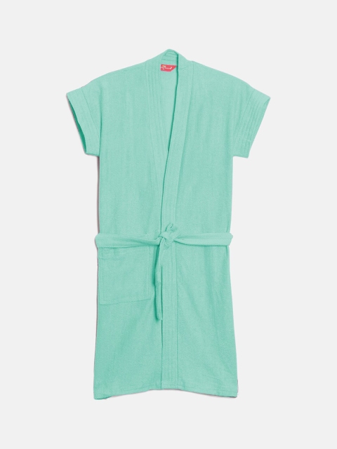

GOLDSTROMS Girls Sea Green Solid Bath Robe