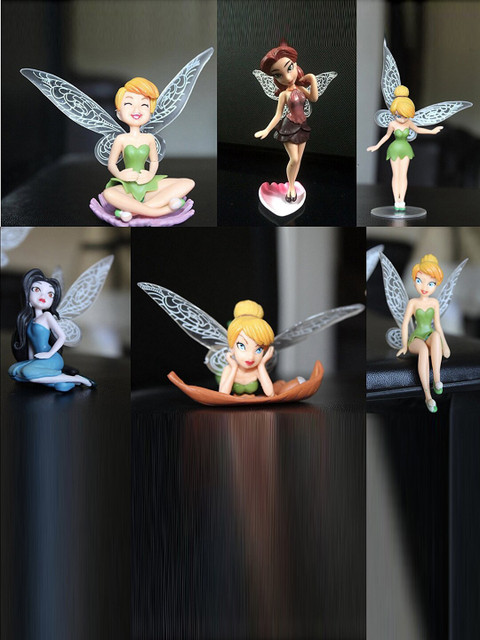 

TAYHAA Set Of 6 Multi-Coloured Magical & Colorful Faeries Garden Accessories