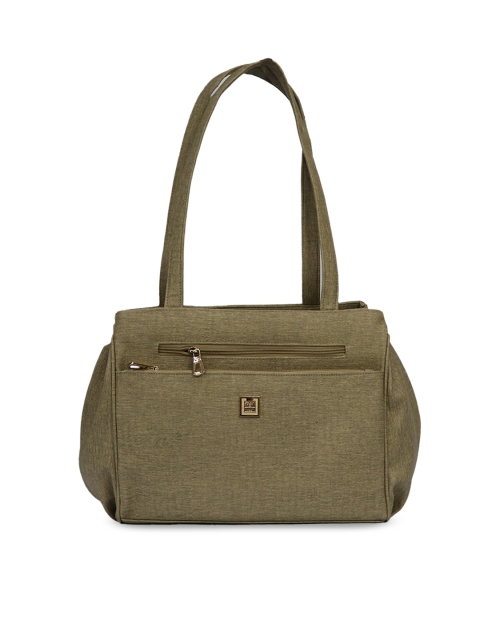 

LELYS Beige Textured Leather Shopper Shoulder Bag
