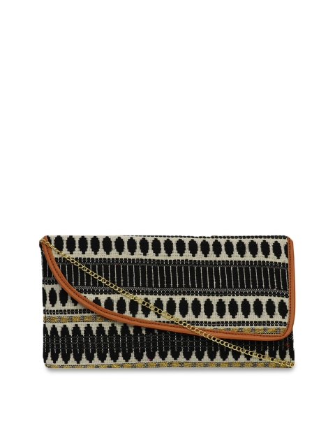 

LELYS Black Ethnic Motifs Swagger Sling Bag