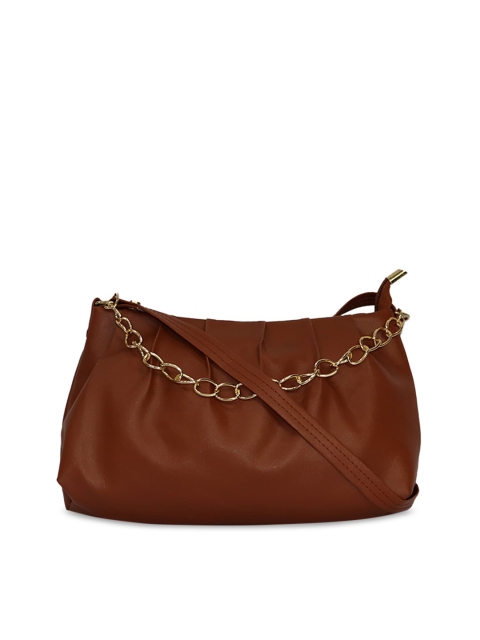 

LELYS Women Brown Structured Sling Bag