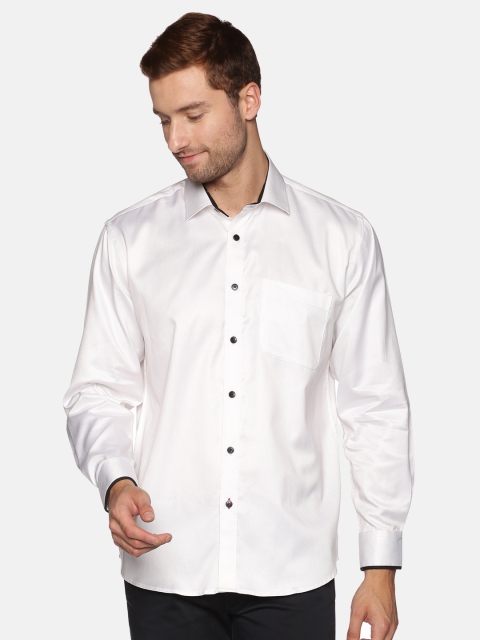 

DON VINO Men White Comfort Slim Fit Party Shirt