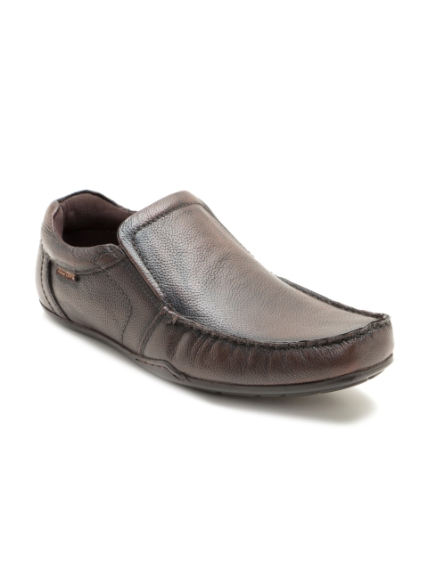 

Red Tape Men Brown Genuine Leather Semiformal Slip-Ons