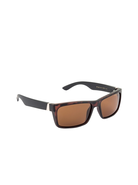 

Farenheit Unisex Rectangle Sunglasses SOC-FA-2208-C4, Brown