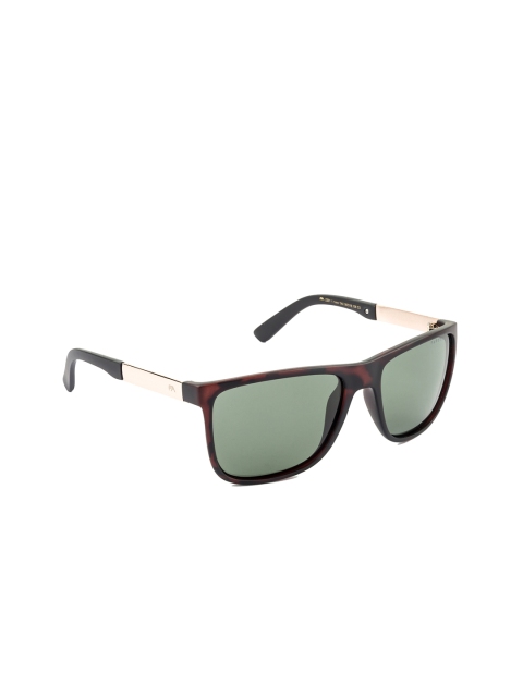 

Farenheit Unisex Rectangle Sunglasses SOC-FA-2201-C3, Green