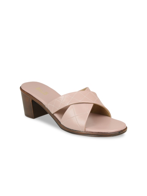 

Inc 5 Women Peach-Coloured Block Sandals