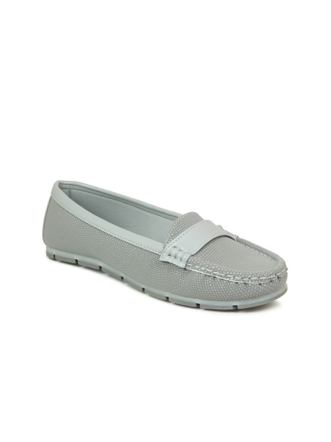 

Inc 5 Women Solid Grey Loafers