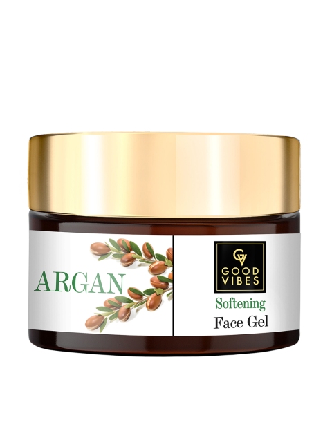 

Good Vibes Argan Softening Face Gel with Vitamin E 50 g, White