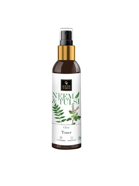 

Good Vibes Neem & Tulsi Glow Toner 120 ml, White