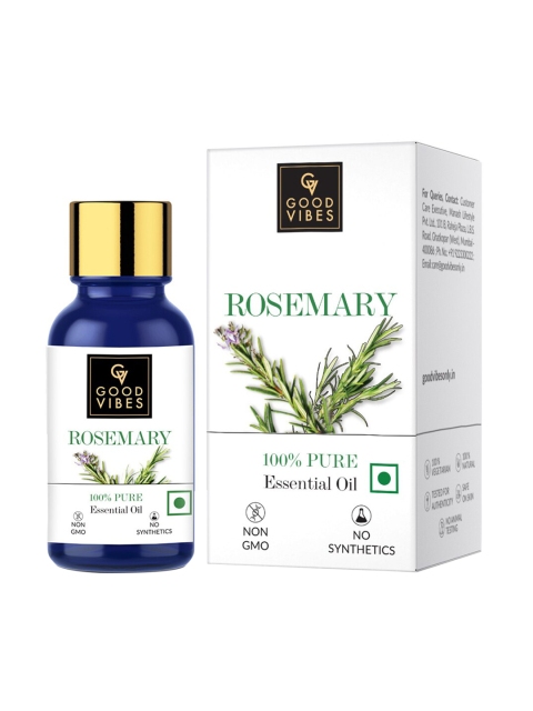 

Good Vibes 100% Pure Rosemary Essential Body Oil - 10 ml, White