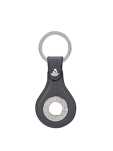 

Da Milano Charcoal Grey Textured Genuine Leather Key Chain