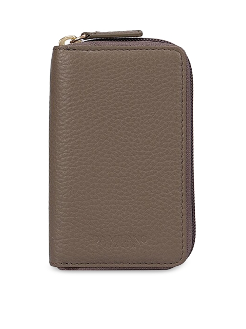 

Da Milano Taupe Textured Key Chain