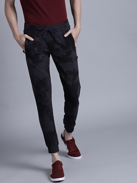 

Kook N Keech Navy Blue & Black Dyed Joggers