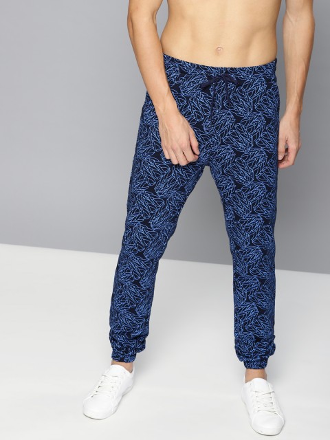 

Kook N Keech Navy Blue Printed Joggers
