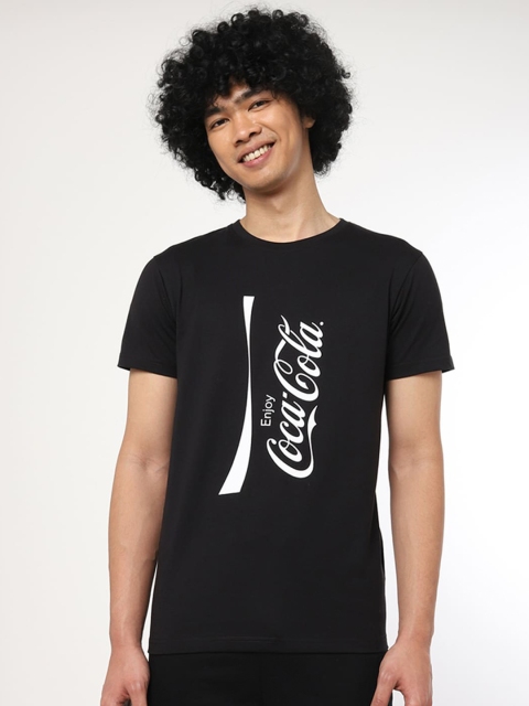 

Bewakoof Men Black Typography Printed T-shirt