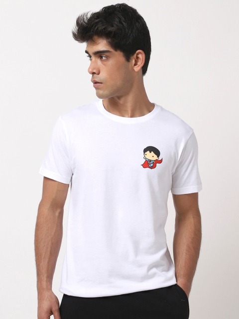 

Bewakoof Men White Printed T-shirt