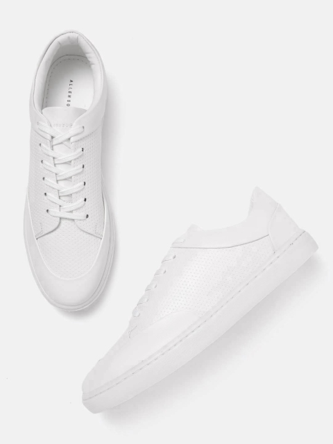 

Allen Solly Women White Perforated Sneakers