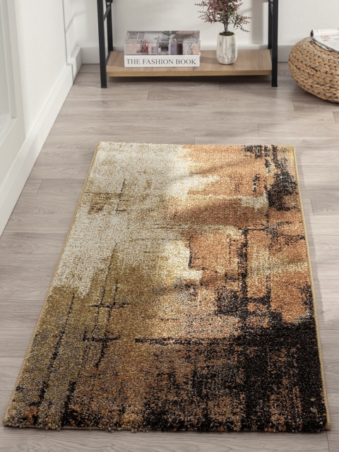 

OBSESSIONS Rust & Black Floor Runners
