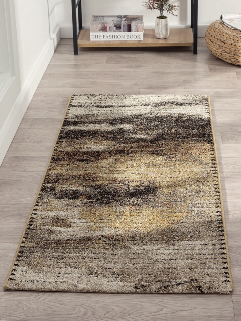 

OBSESSIONS Beige Obsessions Polypropylene Abstract Runner