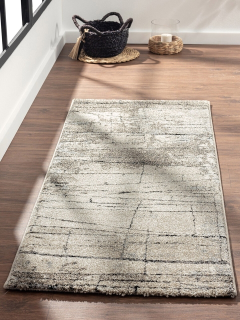 

OBSESSIONS Brown Abstract Printed Antistatic Floor Runners