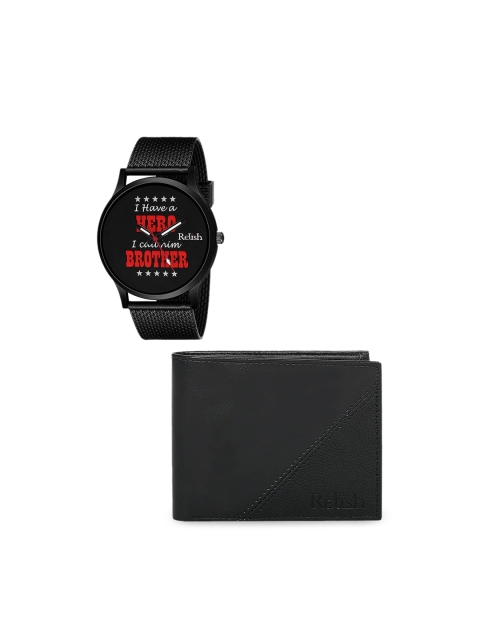 

Relish Men Black Accessory Gift Set