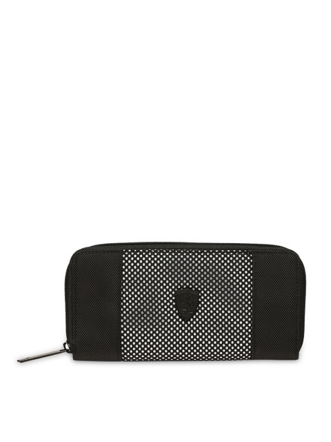 

PUMA Women Black & White Patterned Wallet