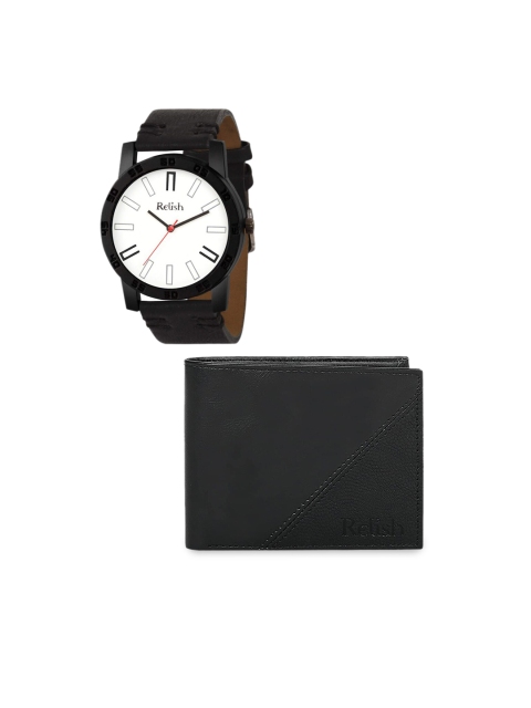 

Relish Men Black Solid Accessory Gift Set