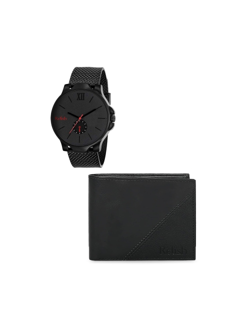 

Relish Men Black Accessory Gift Set
