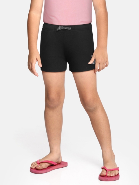 

Sweet Dreams Girls Black Solid Lounge Shorts