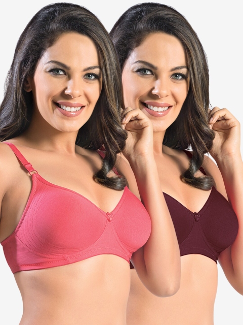 

Sonari Pack of 2 Assorted Non-padded Regular Bra