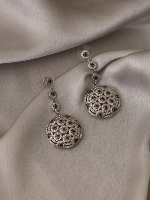 

shaze Blue Classic Drop Earrings