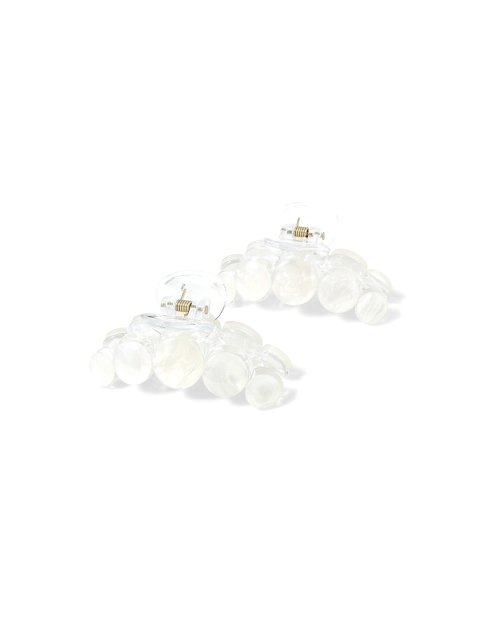 

Accessorize Set of 2 Pearlised Resin Hair Claw clips, White