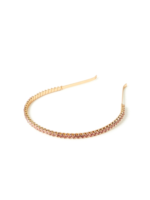 

Accessorize Women Multi Baguette gem Alice Hair Band, Pink